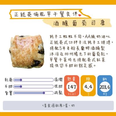 酒釀葡萄司康