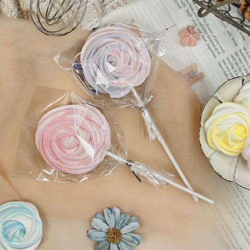 糖花棒棒糖｜造型馬林糖